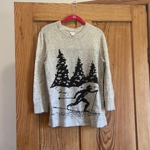 JCrew factory intarsia skier sweater M